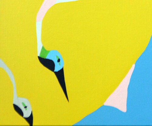 Birds dreaming of flight van WoonHyoung Choi, Schilderij te koop op Singulart