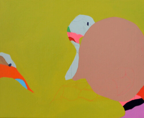 Birds dreaming of flight van WoonHyoung Choi, Schilderij te koop op Singulart