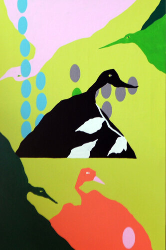 Birds dreaming of flight von WoonHyoung Choi, Malerei kaufen auf Singulart