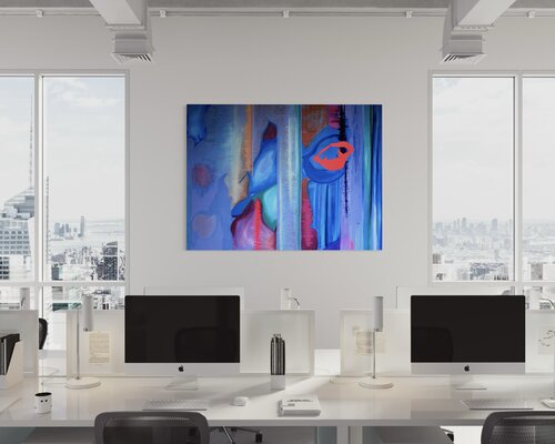 Aquatic Utopia par Hannah Campion, Peinture en vente sur Singulart