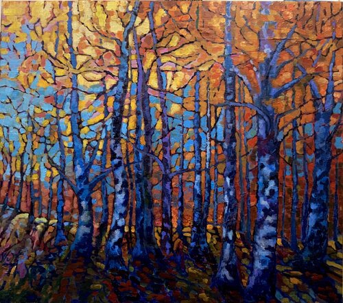 Autumn.Beginning de Natalia Wüst, Pintura a la venta en Singulart