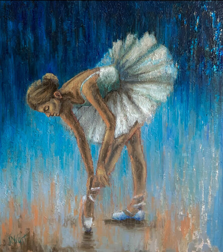 Chrysanthem van Natalia Wüst, Schilderij te koop op Singulart