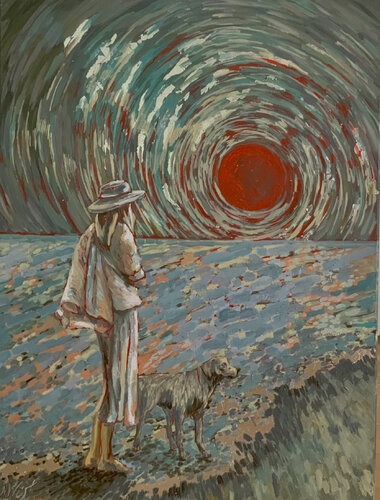 Sunset Freund van Natalia Wüst, Schilderij te koop op Singulart