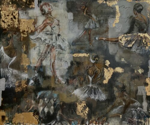WHISPERS OF THE STAGE von Natalia Wüst, Malerei kaufen auf Singulart