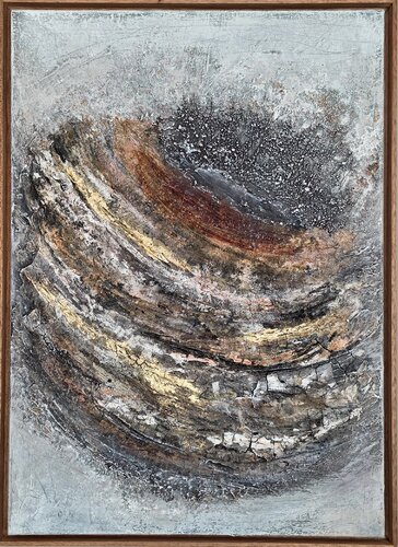 Schichten der Geschichte par Ola Jost, Peinture en vente sur Singulart