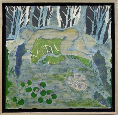 Der Blaue Traum di Sabrina Catowiez, Pittura in vendita su Singulart