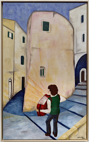 Taggia Liguria van Sabrina Catowiez, Schilderij te koop op Singulart