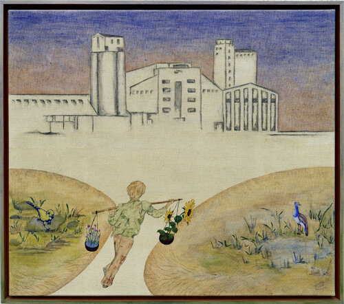 Plant The Planet van Sabrina Catowiez, Schilderij te koop op Singulart