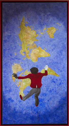 It´ s Hard To Keep The Balance van Sabrina Catowiez, Schilderij te koop op Singulart