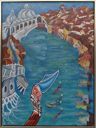 Die Serenissima van Sabrina Catowiez, Schilderij te koop op Singulart