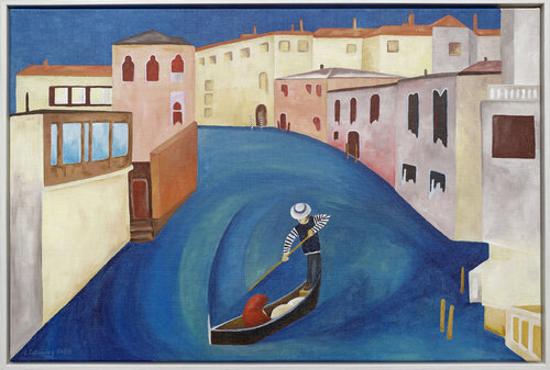Venezianische Reise van Sabrina Catowiez, Schilderij te koop op Singulart