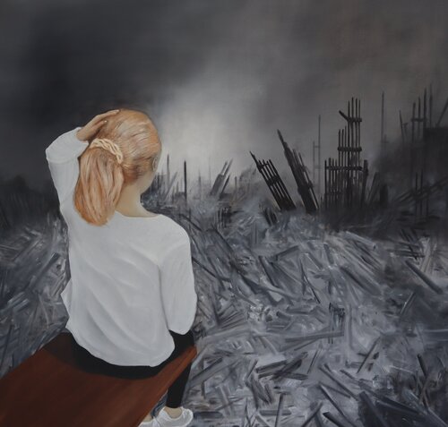 Allégorie de la folie di Jean Gabriel Mondié, Pittura in vendita su Singulart