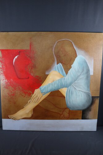 Diane au bain by Jean Gabriel Mondié, Painting for Sale on Singulart