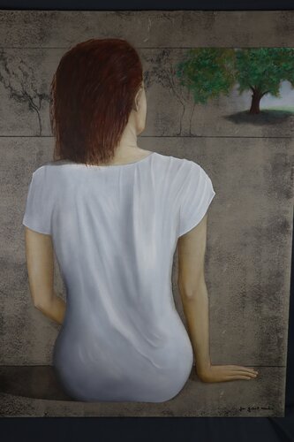 Regarder ? dans quelle direction von Jean Gabriel Mondié, Malerei kaufen auf Singulart