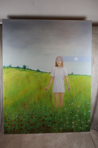 C'est quand demain : j'veux du soleil dans mes rêves van Jean Gabriel Mondié, Schilderij te koop op Singulart