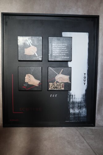 TOUT EST ECRITURE van Jean Gabriel Mondié, Schilderij te koop op Singulart