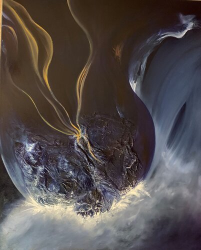 Abysses by Sylvie Roy, Painting for Sale on Singulart