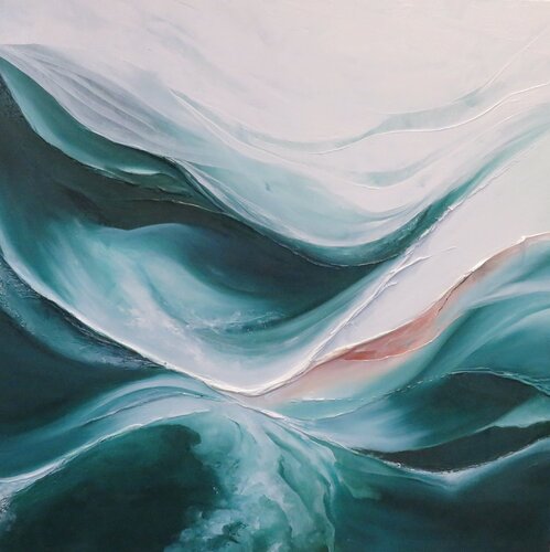 Onde éternelle by Sylvie Roy, Painting for Sale on Singulart