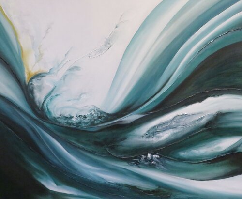 Souffle d'Azur by Sylvie Roy, Painting for Sale on Singulart