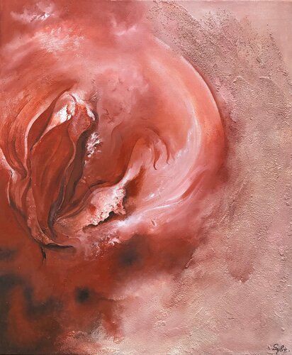 Coeur de Lave by Sylvie Roy, Painting for Sale on Singulart
