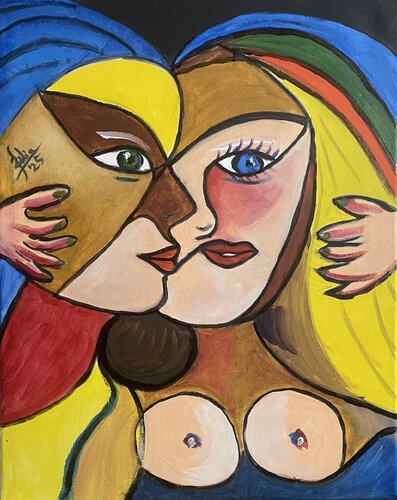 Il Bacio de FIdia Farinella, Pintura a la venta en Singulart