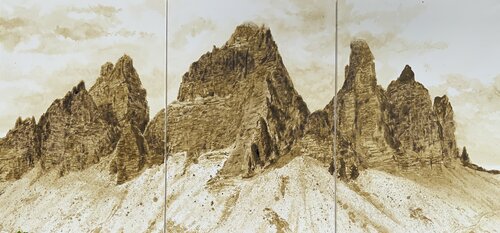 Drei Zinnen van Werner Härtl, Schilderij te koop op Singulart