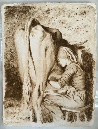 Warme Flanke von Werner Härtl, Malerei kaufen auf Singulart