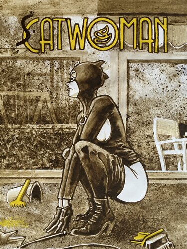 sCatwoman by Werner Härtl, Painting for Sale on Singulart