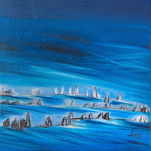 CITTA' BLU di Ilaria Sperotto, Pittura in vendita su Singulart