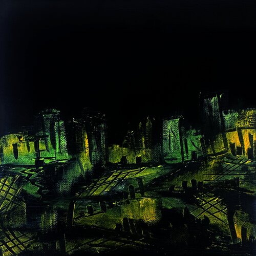 I TETTI DI PARIGI DI NOTTE von Ilaria Sperotto, Malerei kaufen auf Singulart