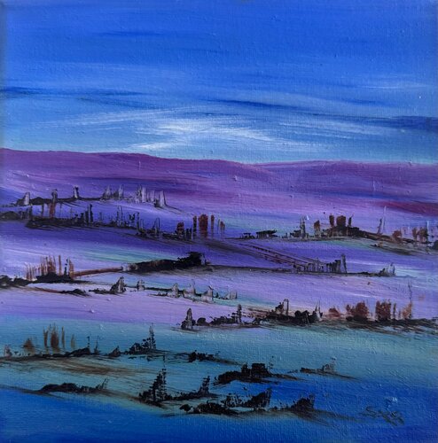 SGUARDO ORIZZONTE by Ilaria Sperotto, 회화 for Sale on Singulart