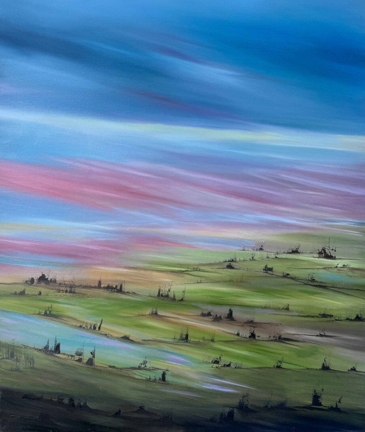 Il respiro del paesaggio Ilaria Sperotto Originalgemälde zu verkaufen