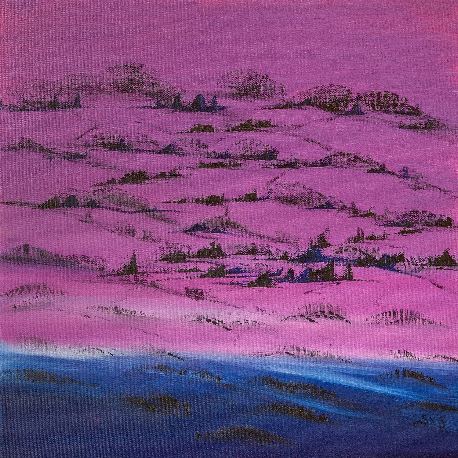 Fiume nel viola Ilaria Sperotto