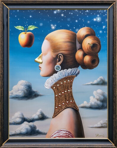 "The Scent of Temptation"  This original artwork is part of the Emboss Art series and is exclusively available through Singulart. by Vitaly Moiseev, 기타 매체 for Sale on Singulart