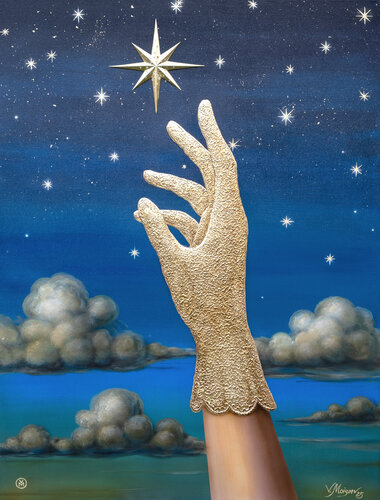 “The Temptation of Touch”      This original artwork is part of the Emboss Art series and is exclusively available through Singulart. by Vitaly Moiseev, 기타 매체 for Sale on Singulart