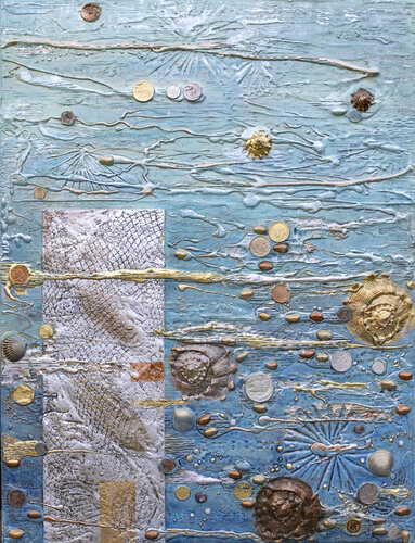 "TREASURE of TWO OCEANS"            Emboss Art Artwork von Vitaly Moiseev, Malerei kaufen auf Singulart