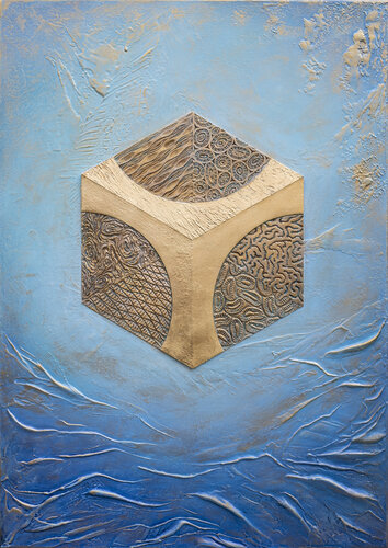 "Underwater Secrets"           Emboss Art von Vitaly Moiseev, Malerei kaufen auf Singulart