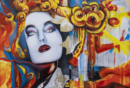 "THE ART OF FASHION" by Vitaly Moiseev, Painting for Sale on Singulart