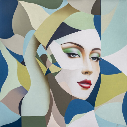 "PORTRAIT OF SELF-CONFIDENCE" de Vitaly Moiseev, Pintura a la venta en Singulart