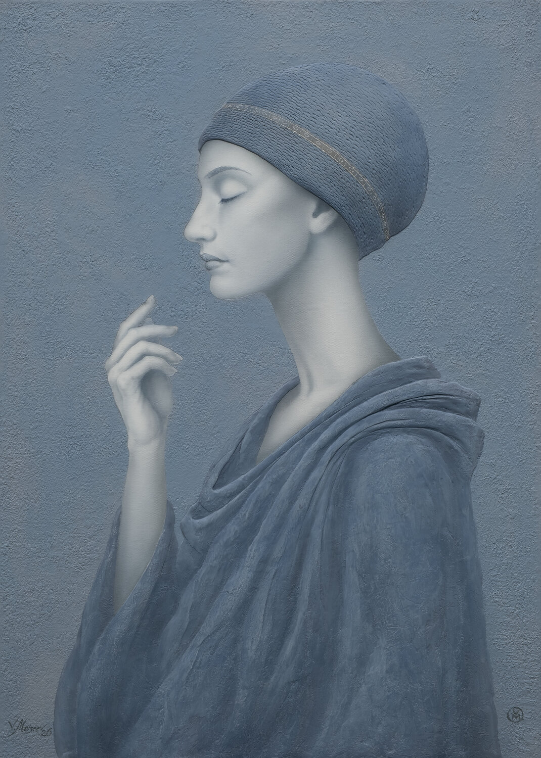 Echoes of Silence – "Silent Fade" This original artwork is part of the Emboss Art series and is exclusively available through Singulart. Vitaly Moiseev