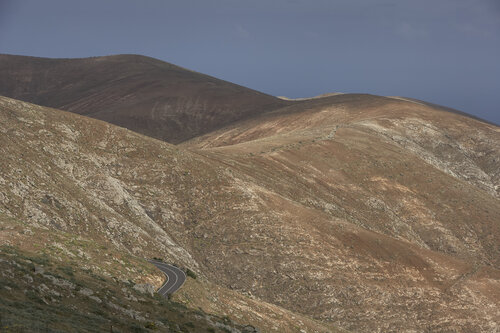 Winding Road Through the Hills of Fuerteventura Sigitas Baltramaitis