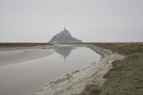 The Enchanted Silhouette of Mont Saint-Michel Sigitas Baltramaitis