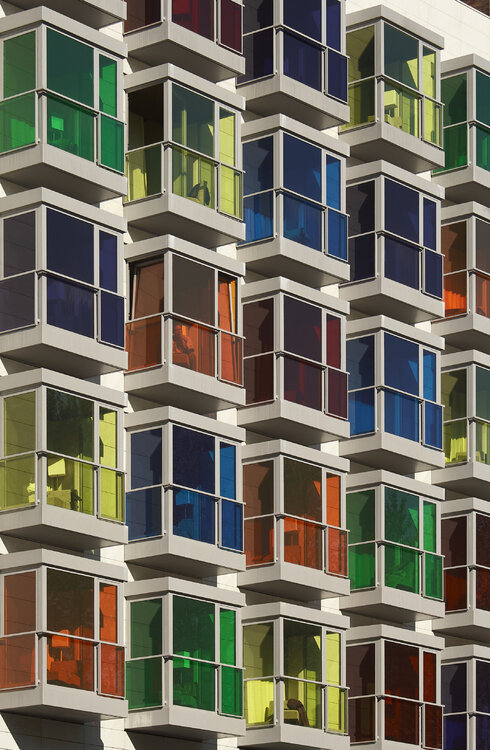 Chromatic Balconies, Bilbao Sigitas Baltramaitis