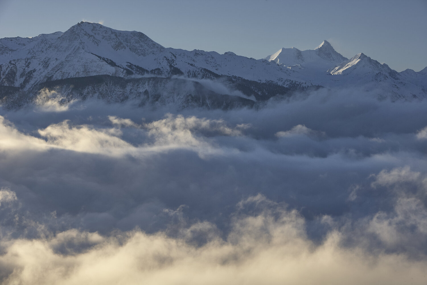 Winter clouds of the Alps Sigitas Baltramaitis Fotografie zu verkaufen