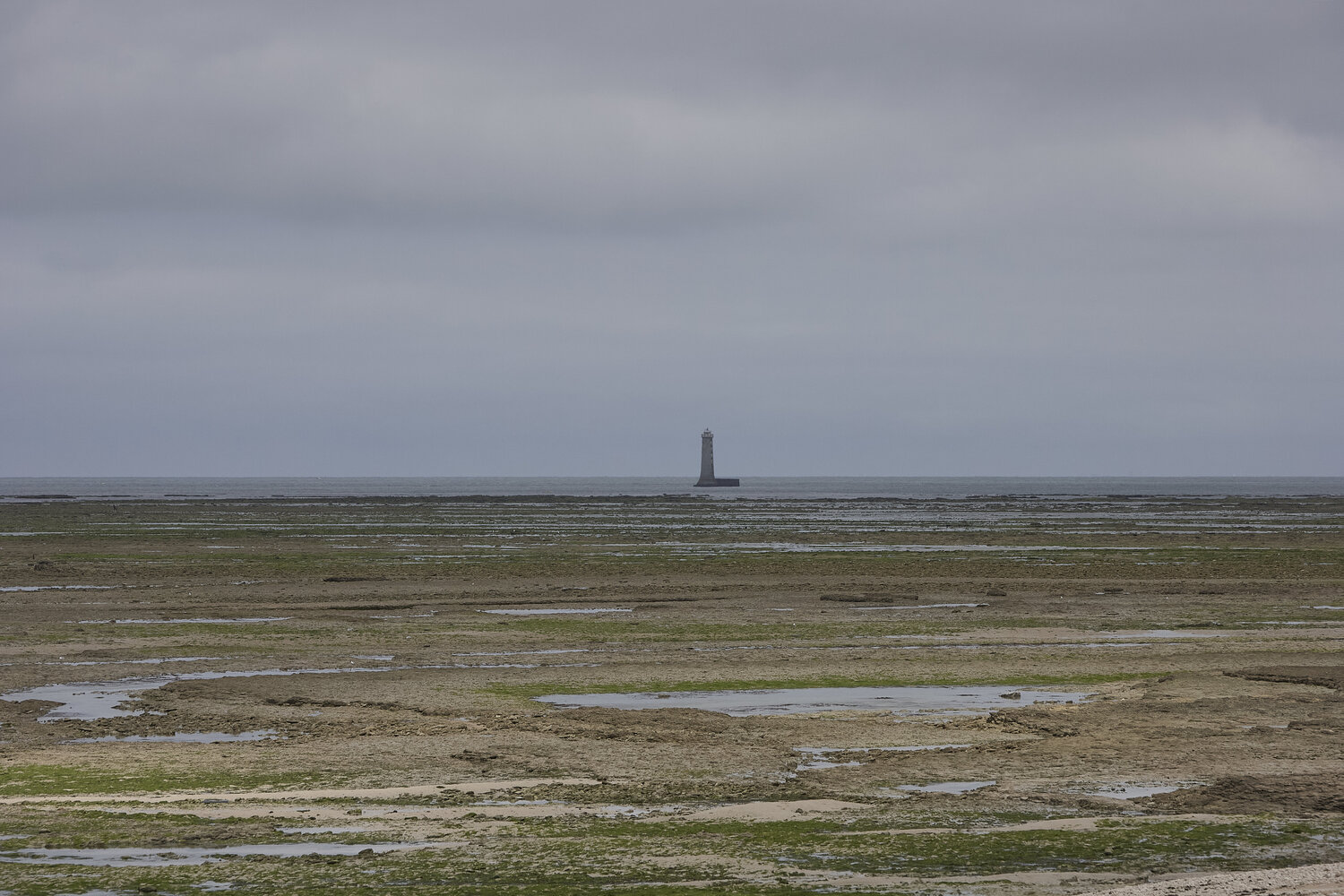 Low Tide Silence, Phare des Baleineaux 01 Sigitas Baltramaitis Fotografie zu verkaufen