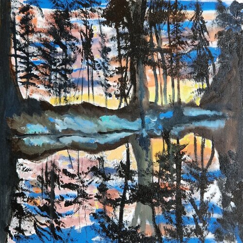 Riflessi van luca Ripamonti, Schilderij te koop op Singulart