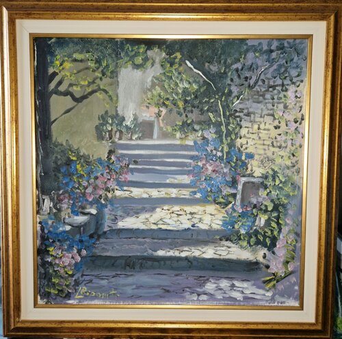 Veduta di vicolo toscano von luca Ripamonti, Malerei kaufen auf Singulart