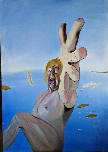 Icaro Fly van luca Ripamonti, Schilderij te koop op Singulart