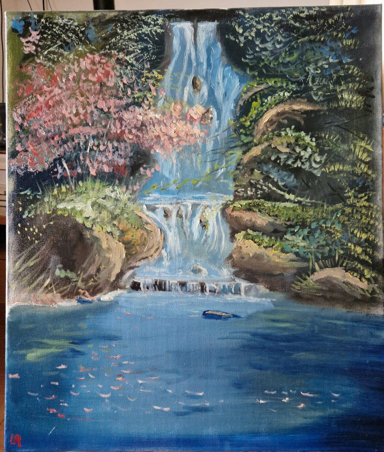 Bosco con cascata luca Ripamonti