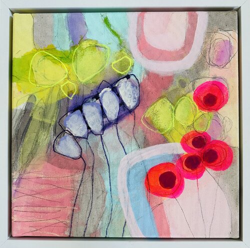 „Drei Fenster in den Sommer“ - Serie 3/3 von Huanita Vidicek, Malerei kaufen auf Singulart